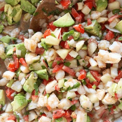 Shrimp Ceviche.