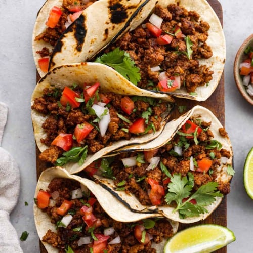 Chorizo Tacos.
